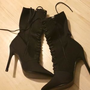 Lycra Lace Up sock Booties